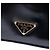 Prada Bolsa crossbody em couro de bezerro macio preto com corrente - vista 5