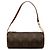 Louis Vuitton Brown Monogram Papillon Pochette Castaño