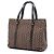 Céline Bolso Tote Celine Brown C Macadam Canvas Castaño Marrón oscuro - vista 2