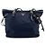 Tote Prada em Tessuto com acabamento em Saffiano azul Azul marinho