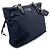 Tote Prada em Tessuto com acabamento em Saffiano azul Azul marinho - vista 12