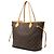 Louis Vuitton Brown Monogram Neverfull MM Marron - vue 2