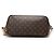 Louis Vuitton Brown Monogram Neverfull MM Marron - vue 3