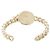 Bracciale rigido Chanel Gold CC Brass Strass Star and Coin Chain D'oro - vista 4
