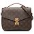 Louis Vuitton Brown Monogram Pochette Metis Marrone