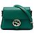 Gucci Green Small Dollar Calfskin Interlocking G Crossbody Verde