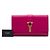 Autre Marque Clutch Saint Laurent Chyc Ligne in pelle rosa - vista 7