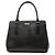 Borsa a mano Burberry in pelle nera Nero