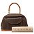 Céline Celine Brown Macadam Coated Canvas Handtasche Braun - Ansicht 7