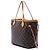Louis Vuitton Brown Monogram Neverfull MM Castaño - vista 2