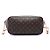 Louis Vuitton Brown Monogram Neverfull MM Castaño - vista 3
