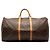 Louis Vuitton Brown Monogram Keepall 60 Marron