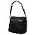 Borsa a tracolla Prada in Tessuto con rifiniture in Saffiano nero - vista 2