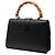 Bolsa Satchel Gucci Dionysus Web em couro de bezerro preto, tamanho Medium, com bambu - vista 2