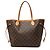 Louis Vuitton Brown Monogram Neverfull MM Marrom