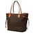 Louis Vuitton Brown Monogram Neverfull MM Marrom - vista 2