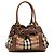 Borsa a tracolla Burberry Beaton in tela House Check beige