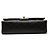 Chanel Black Medium Classic Lambskin Double Flap Noir - vue 3