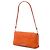 Borsa satchel Miu Miu in camoscio arancione con cristalli - vista 2