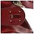 Hermès Red Clemence Lindy 30 Rosso Bordò - vista 4