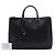 Borsa Prada Galleria Double Zip Large in pelle Saffiano nera Nero - vista 7