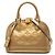Louis Vuitton Gold Monogram Vernis Alma BB Golden
