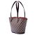 Louis Vuitton Brown Damier Ebene Manosque PM Castaño - vista 2