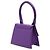 Jacquemus Le Chiquito Moyen in pelle viola Porpora Viola scuro - vista 2