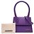 Jacquemus Le Chiquito Moyen in pelle viola Porpora Viola scuro - vista 7