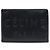 Céline Clutch Celine in pelle goffrata nera con logo Nero