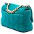 Chanel Blue Medium Tweed 19 Flap Blau Türkis - Ansicht 2