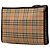 Clutch Burberry Beige Haymarket Check Canvas - vista 2