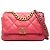 Chanel 19 Flap Medium aus rosa Lammleder Pink