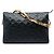Louis Vuitton Coussin MM aus schwarzem gestepptem Lammleder mit geprägtem Monogramm