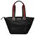 Tote Gucci in tela GG nera con banda Web Nero