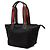 Tote Gucci in tela GG nera con banda Web Nero - vista 2