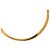 Bracciale Rigido Hermès Gold Plated Epsom Kelly Cadena Lock D'oro - vista 5