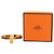 Bracciale Rigido Hermès Gold Plated Epsom Kelly Cadena Lock D'oro - vista 6