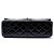 Chanel Black Quilted Patent Reissue 2.55 Double Flap 227 Schwarz - Ansicht 3