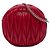 Miu Miu Rote Matelassé Nappa Runde Crossbody Tasche