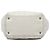 Borsa a tracolla a fisarmonica Chanel White Chocolate Bar in pelle di agnello LAX Bianco Crudo - vista 3