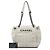 Borsa a tracolla a fisarmonica Chanel White Chocolate Bar in pelle di agnello LAX Bianco Crudo - vista 6