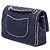 Chanel Blue Medium Classic Printed Grosgrain Double Flap Blau - Ansicht 2