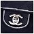 Chanel Blue Medium Classic Printed Grosgrain Double Flap Blau - Ansicht 5