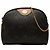 Borsa a tracolla Dior in tela rivestita Honeycomb nera con catena Nero