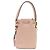 Borsa secchiello Fendi Mon Tresor Mini in pelle di vitello rosa - vista 2