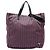 Saffiano Prada Red Tessuto Stampato Octagon Handtasche Rot