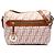 Borsa a tracolla Fendi Brown Zucca Canvas Marrone Marrone chiaro