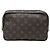 Louis Vuitton Brown Monogram Trousse Toilette 23 Castaño