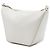 LOEWE Mini Bolsa Hobo Hammock em couro branco Fora de branco - vista 2